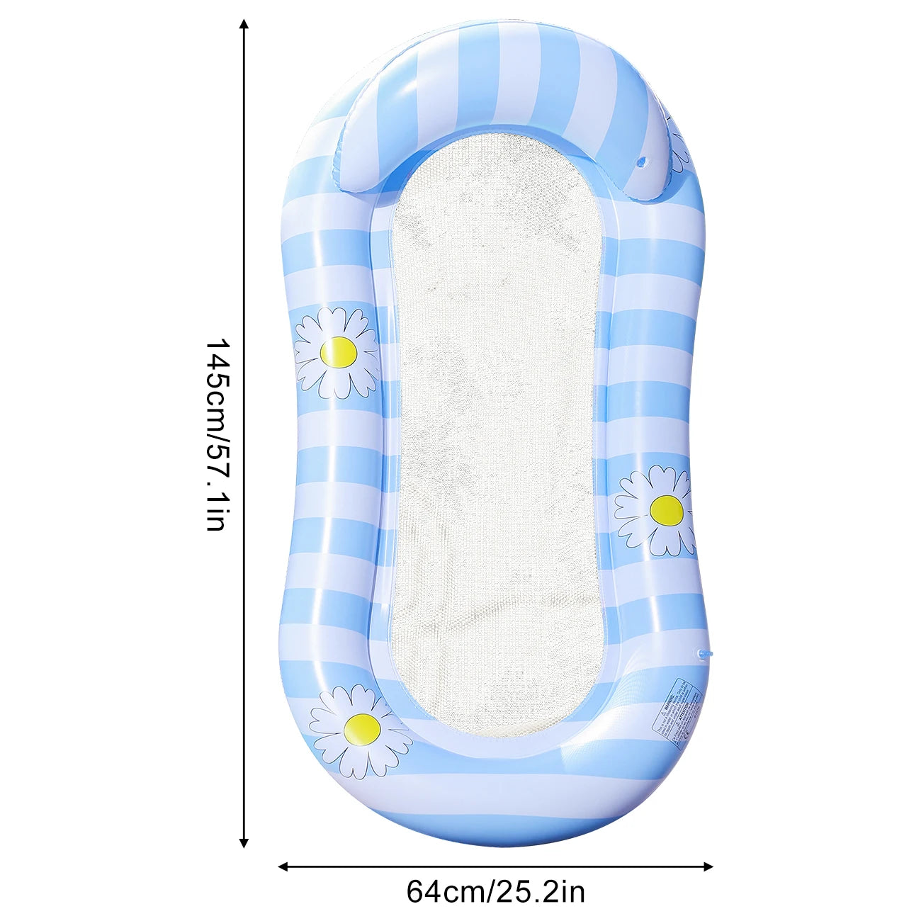 Aufblasbare Blatt-Poolliege – Grüne Schwimminsel für Sommer & Strand