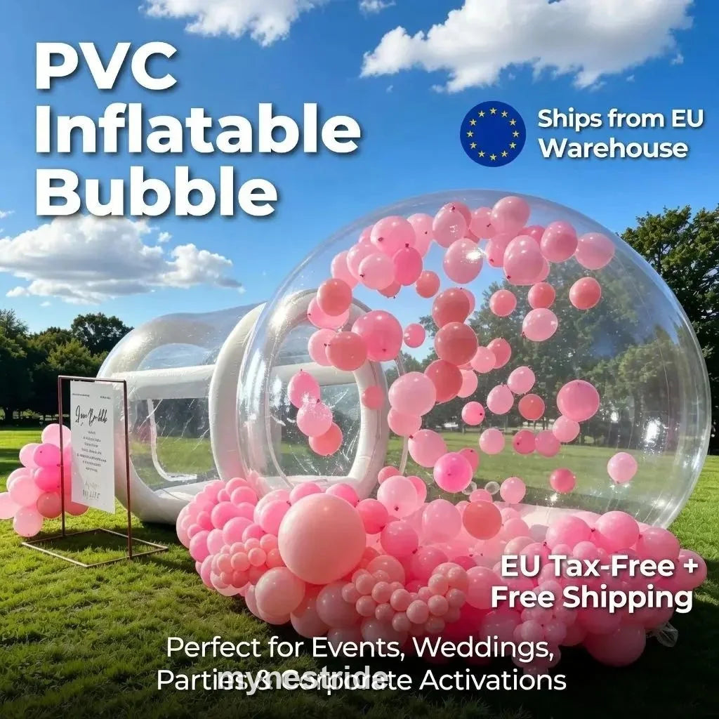 Transparentes Bubble Kuppelzelt – aufblasbares Eventzelt mit Gebläse