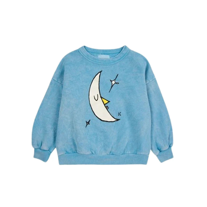 Kinder Hoodie mit Cartoon-Print – Unisex Sweatshirt für Frühling & Herbst