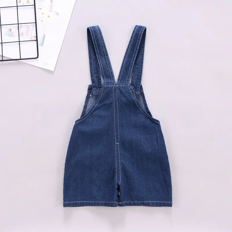Süße Kinder Latzhose aus Denim – Bequemer Jeans-Overall für Kleinkinder