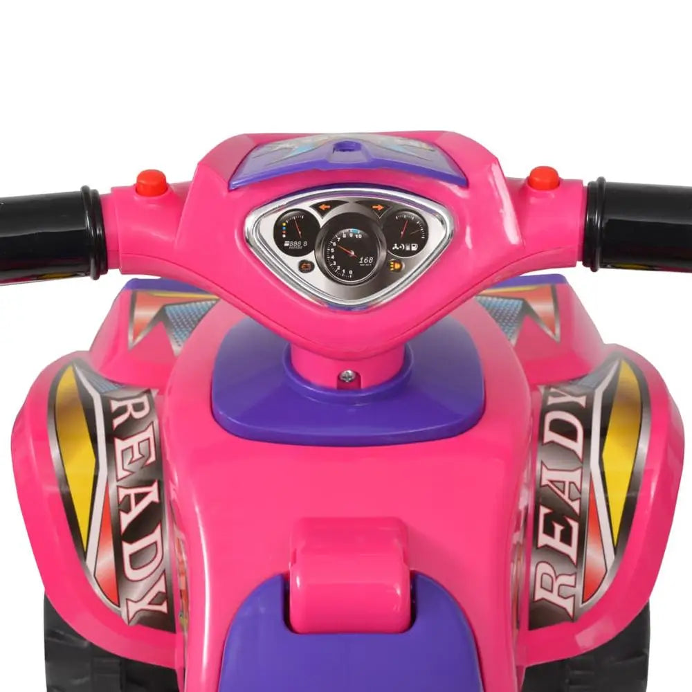 Buntes Kinder Rutschfahrzeug – 4 Räder, Stauraum & Schiebemechanismus