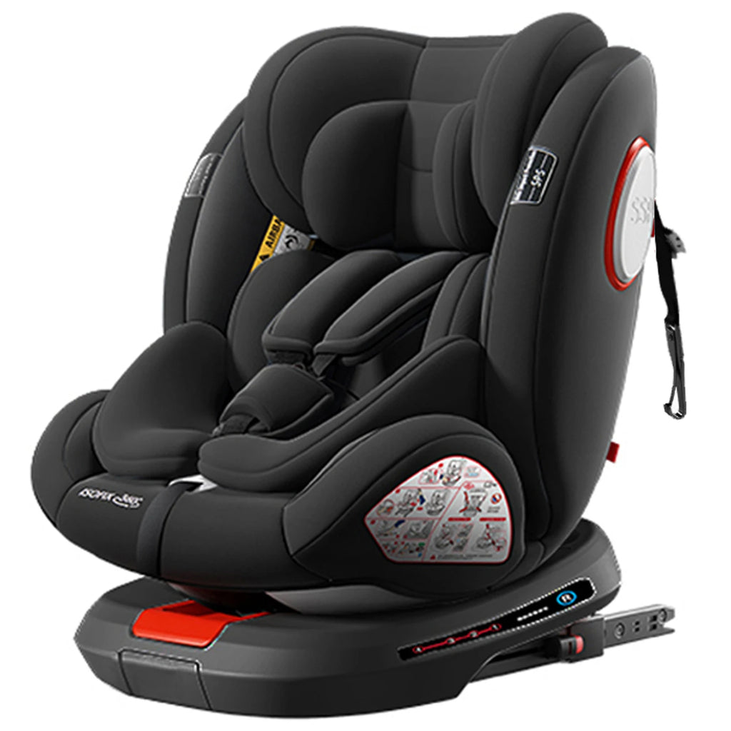 R129 i-Size 360° Baby-Autositz mit ISOFIX – 40–150 cm, rückwärts & vorwärts nutzbar