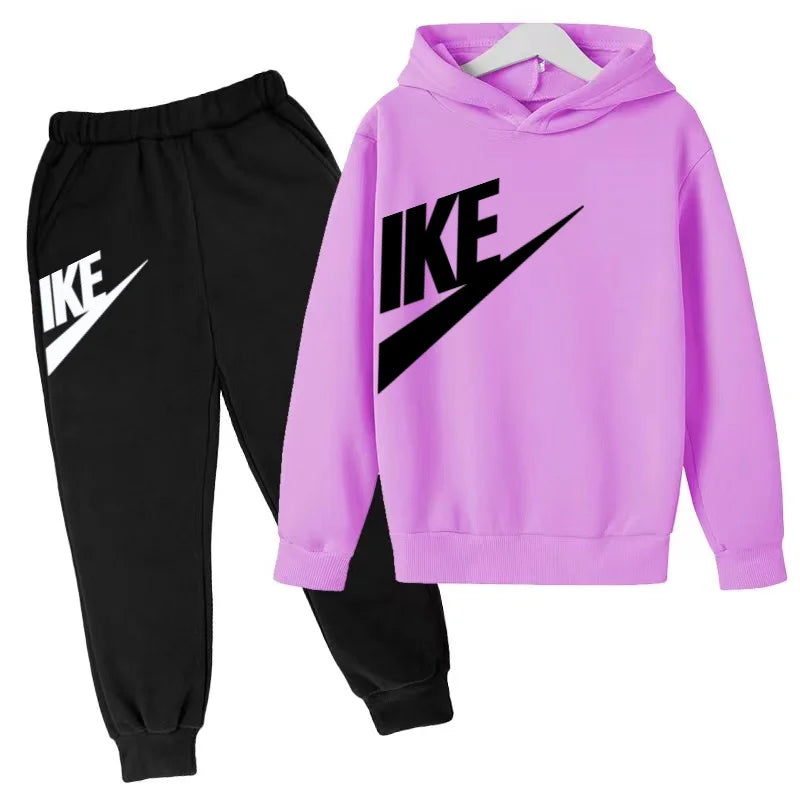 Kinder Freizeitanzug mit Hoodie & Hose – Sportliches 2-teiliges Set für Jungen & Mädchen