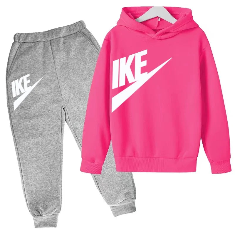 Kinder Freizeitanzug mit Hoodie & Hose – Sportliches 2-teiliges Set für Jungen & Mädchen