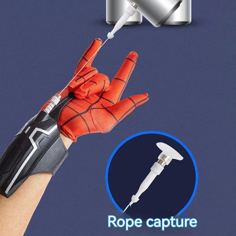 Spider-Man Web Shooter für Kinder – Handgelenk-Netzwerfer mit Handschuh