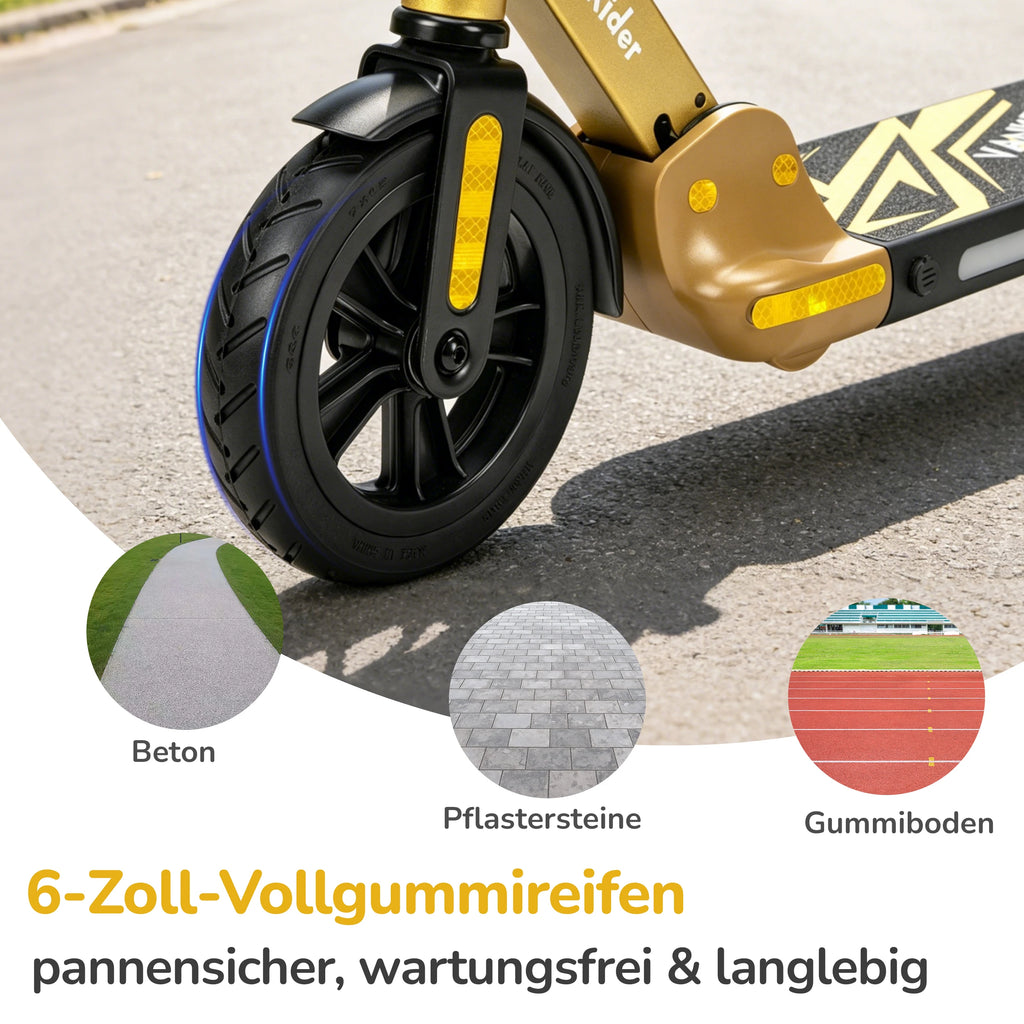 Kinder Elektro-Scooter ab 6 Jahren – 150W, bis 14 km/h, klappbar & mit LED