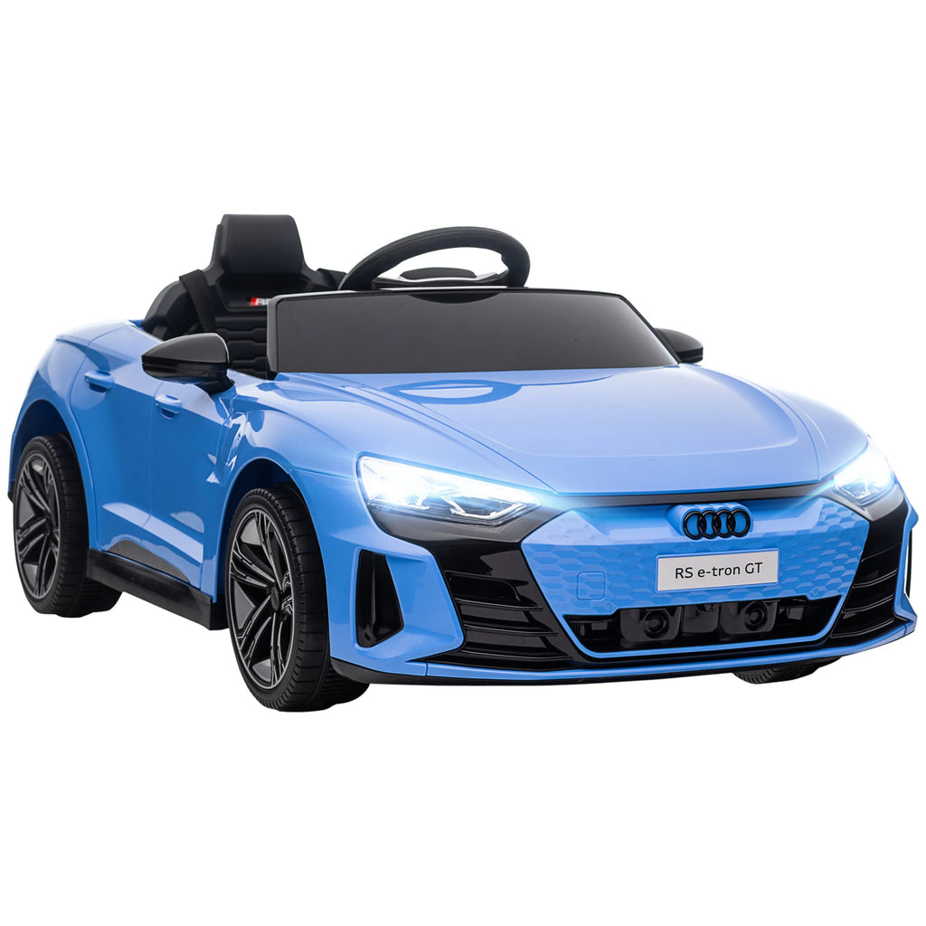 Kinder-Elektroauto 12V in Blau – Mit Eltern-Fernbedienung, LED & Sound, CE-zertifiziert (3–6 Jahre)