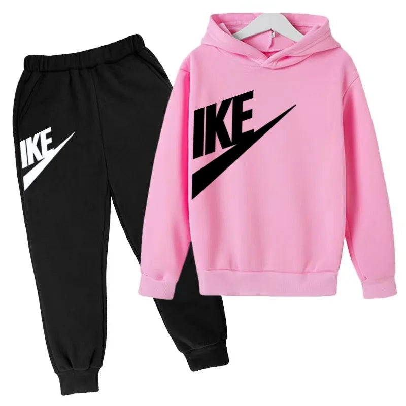 Kinder Freizeitanzug mit Hoodie & Hose – Sportliches 2-teiliges Set für Jungen & Mädchen