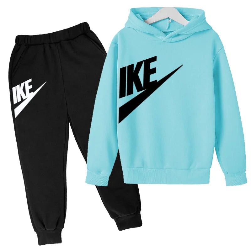 Kinder Freizeitanzug mit Hoodie & Hose – Sportliches 2-teiliges Set für Jungen & Mädchen
