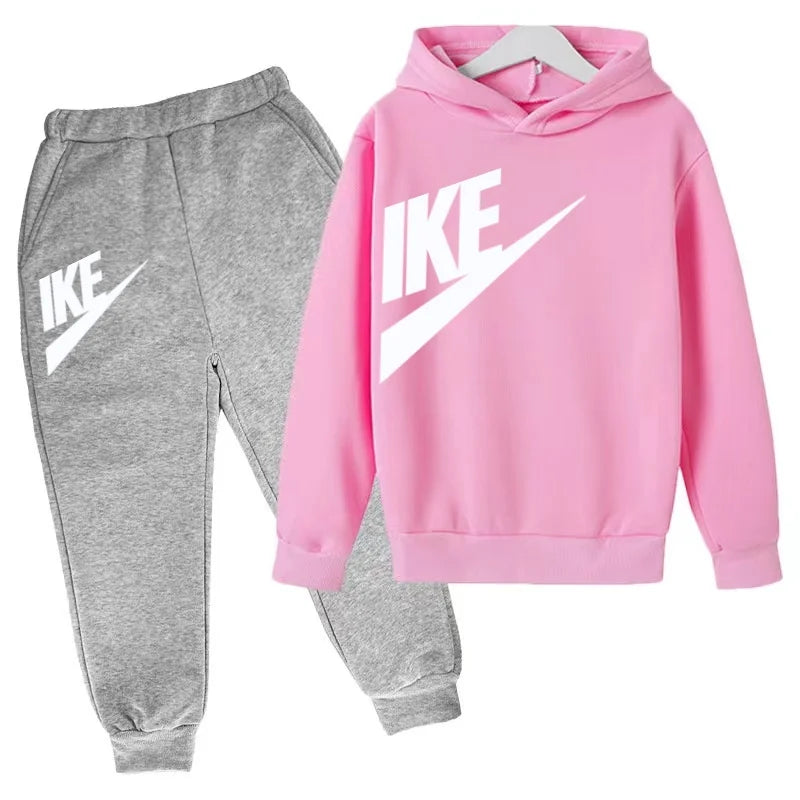 Kinder Freizeitanzug mit Hoodie & Hose – Sportliches 2-teiliges Set für Jungen & Mädchen