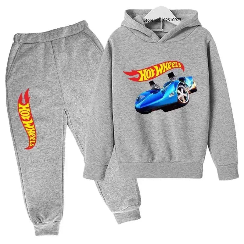 HotWheels Kinder Trainingsanzug – Hoodie & Hose im Set (3–13 Jahre)