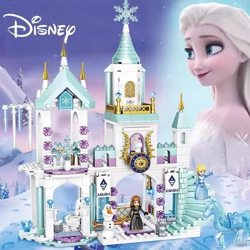 Disney Frozen Prinzessinnen-Schloss Bausteine – DIY Spielset für Kinder