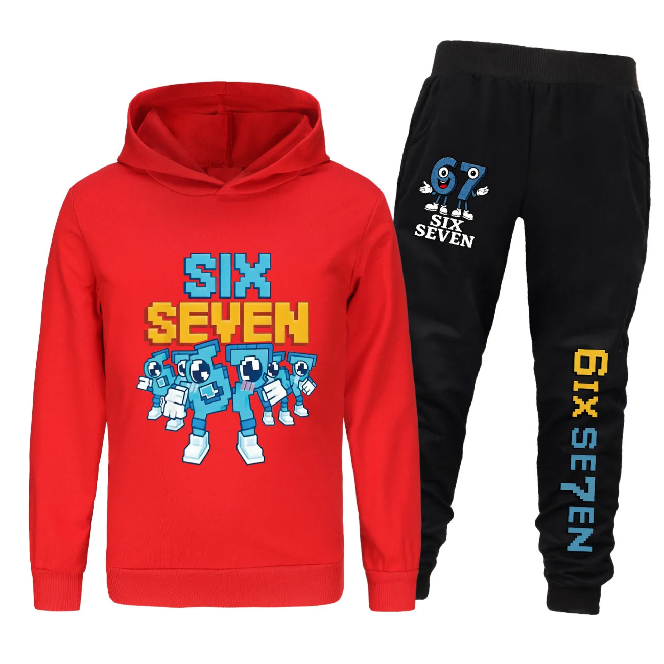Kinder Fleece-Set mit Kapuze | Unisex Kapuzenmantel & Hose | 7–13 Jahre | Ganzjährig