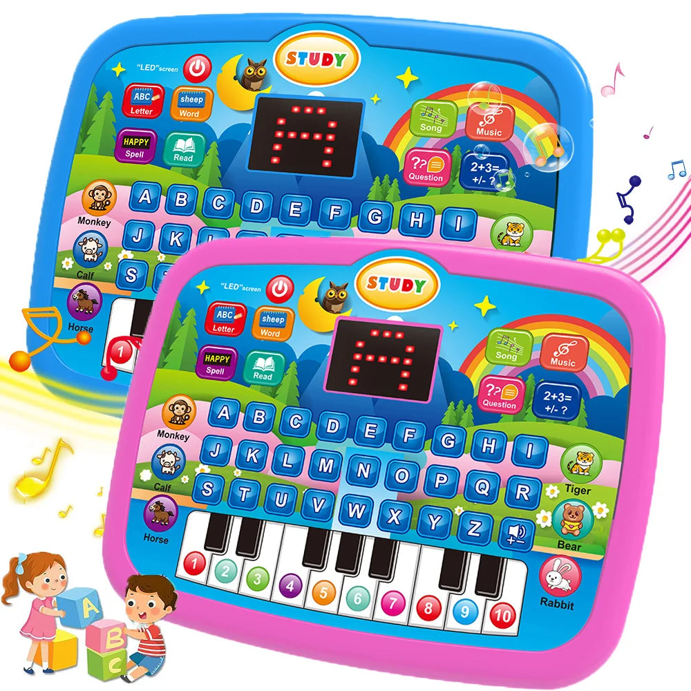 Elektronisches Kinder-Lerntablet mit Musik & Tastatur