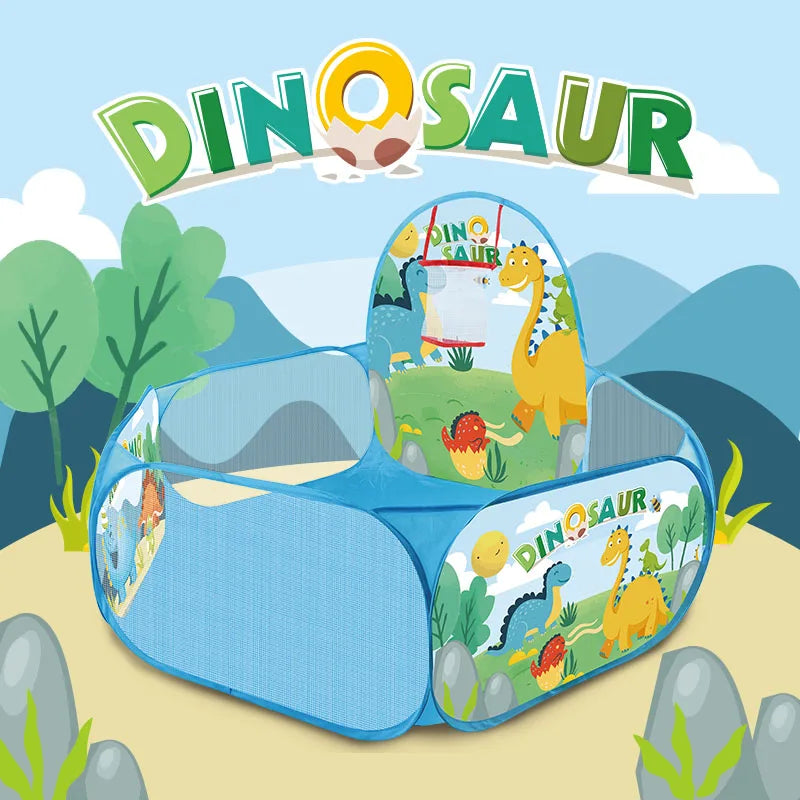 Faltbares Kinder-Spielzelt & Bällebad – Großes Pop-Up Spielgehege für drinnen & draußen