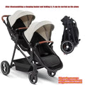 Multifunktionaler Zwillingskinderwagen – Faltbar, leicht & zum Babyfahrrad umbaubar