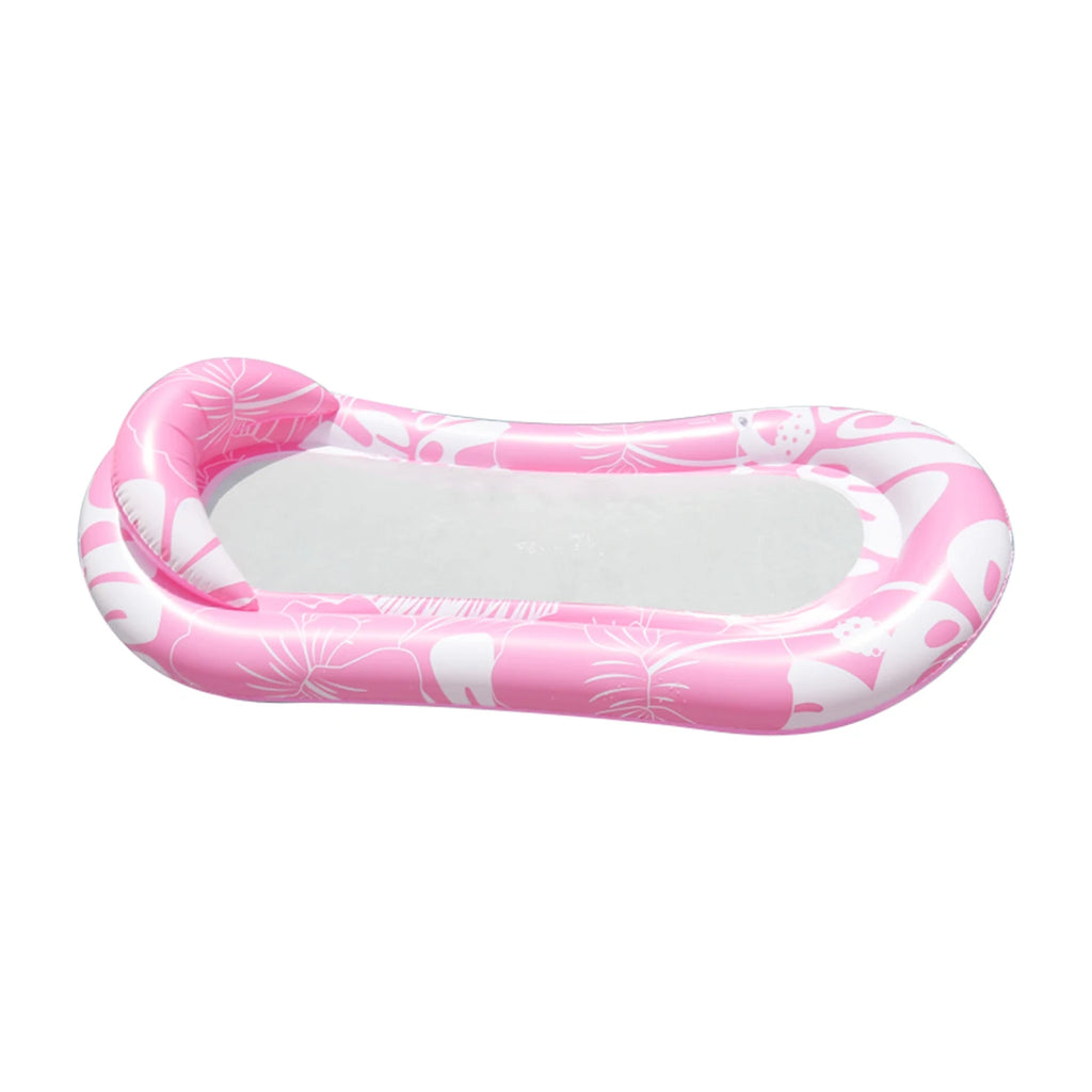 Aufblasbare Blatt-Poolliege – Grüne Schwimminsel für Sommer & Strand