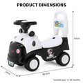 Kinderroller in Kuh-Design mit Staufach