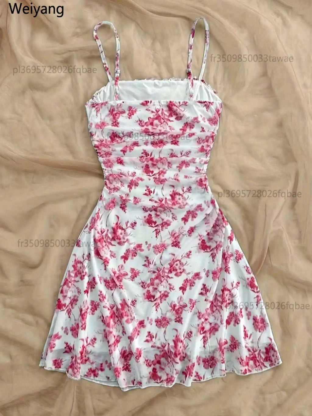 Mädchen Sommerkleid – Blumen-Neckholder, ärmellos, A-Linie (ab 14 Jahren)