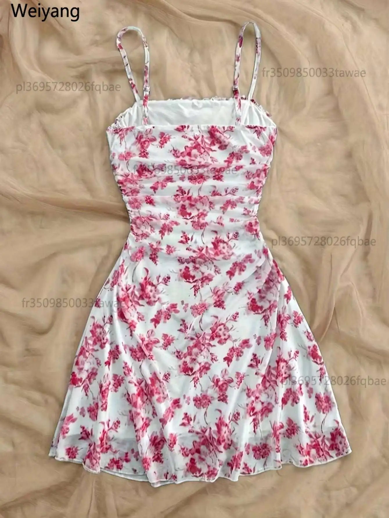 Mädchen Sommerkleid – Blumen-Neckholder, ärmellos, A-Linie (ab 14 Jahren)