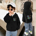 Kinder Kapuzenjacke mit Astronauten-Print | Reißverschluss | Unisex | 3–6 Jahre