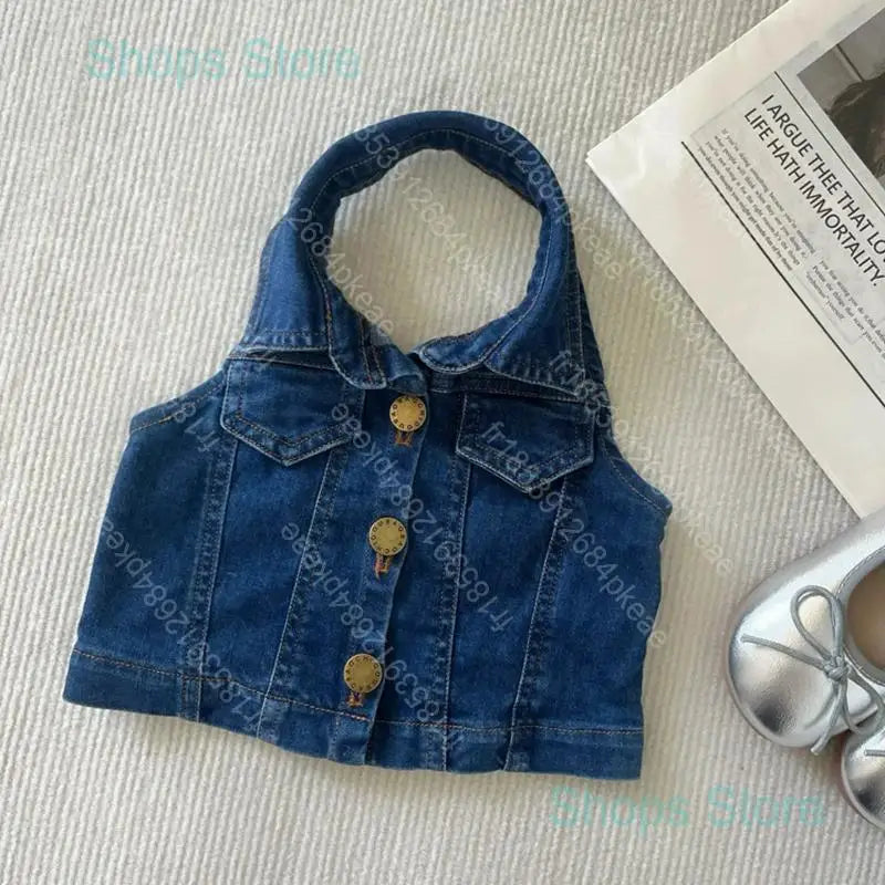 Mädchen Sommer-Set 2-11 Jahre – Jeans-Weste & Rock, 2-teilig