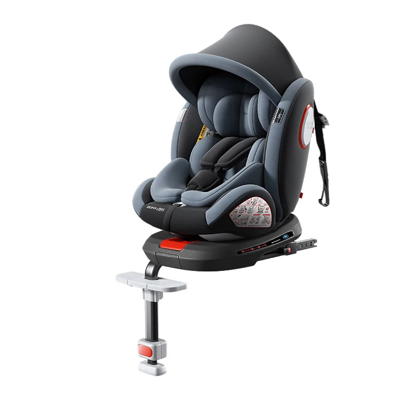 R129 i-Size 360° Baby-Autositz mit ISOFIX – 40–150 cm, rückwärts & vorwärts nutzbar