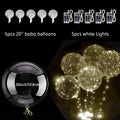 LED Bobo-Ballons mit Lichterkette – 5er-Set für besondere Anlässe