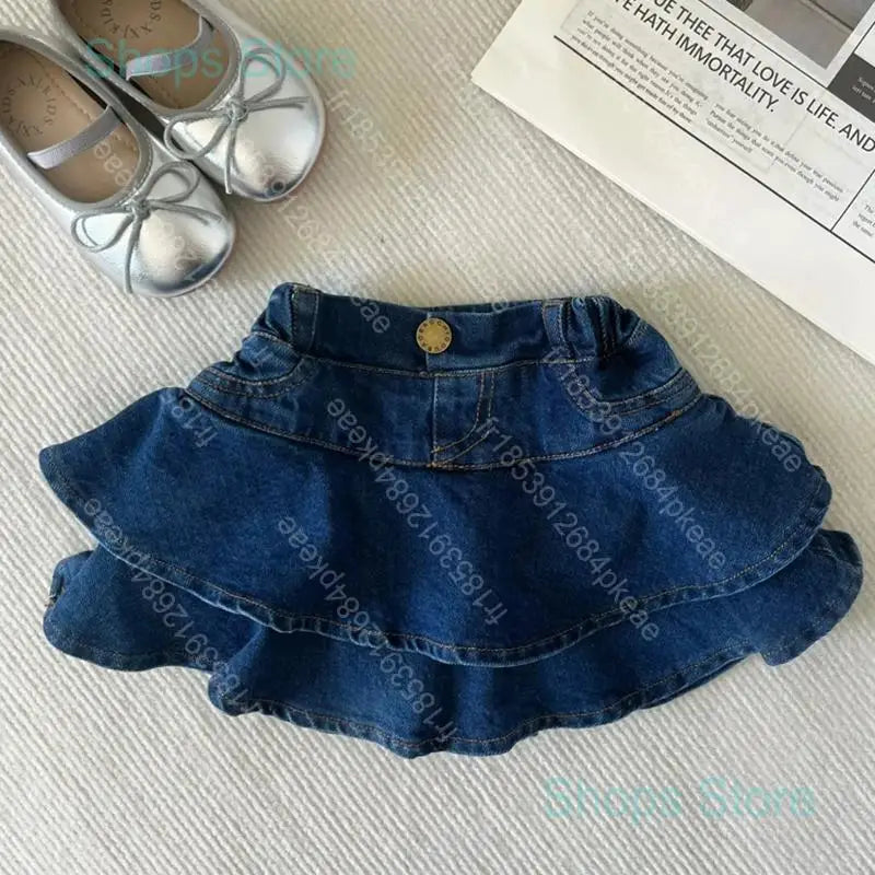 Mädchen Sommer-Set 2-11 Jahre – Jeans-Weste & Rock, 2-teilig