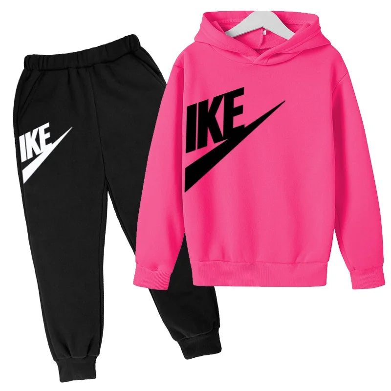 Kinder Freizeitanzug mit Hoodie & Hose – Sportliches 2-teiliges Set für Jungen & Mädchen