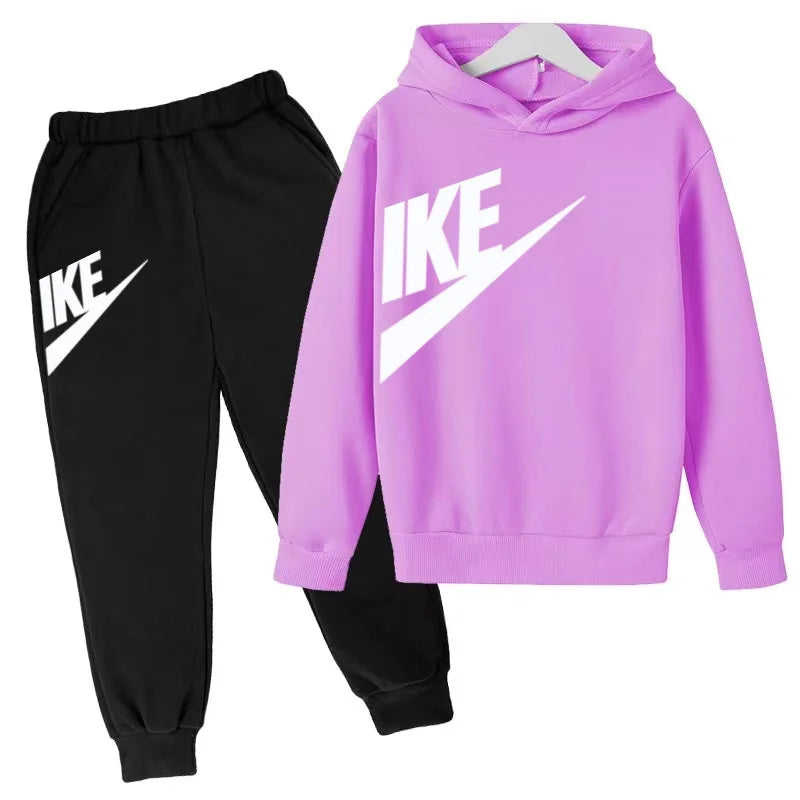 Kinder Freizeitanzug mit Hoodie & Hose – Sportliches 2-teiliges Set für Jungen & Mädchen