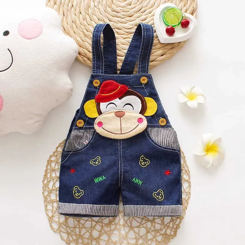 Süße Kinder Latzhose aus Denim – Bequemer Jeans-Overall für Kleinkinder