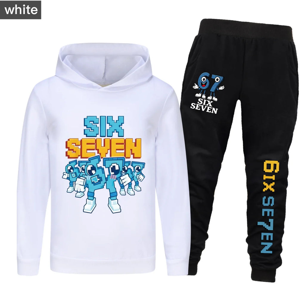 Kinder Fleece-Set mit Kapuze | Unisex Kapuzenmantel & Hose | 7–13 Jahre | Ganzjährig