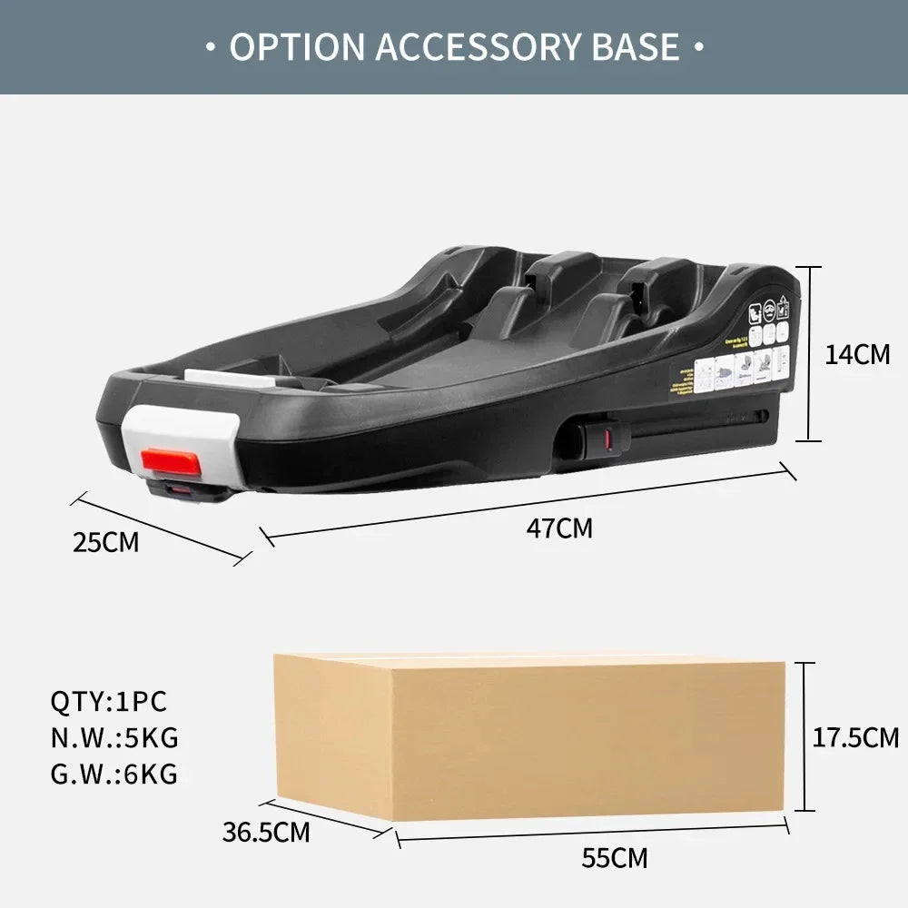 LUVCHAIN 4-in-1 Kinderwagen mit ISOFIX & Autositz – Faltbar, für Neugeborene (EU-Versand)