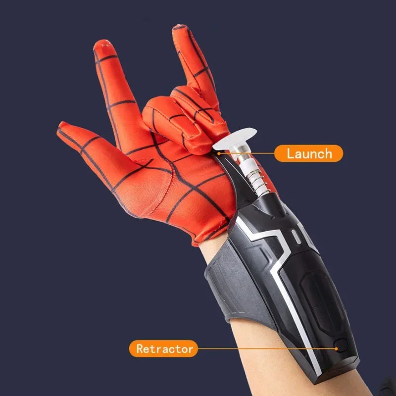 Spider-Man Web Shooter für Kinder – Handgelenk-Netzwerfer mit Handschuh