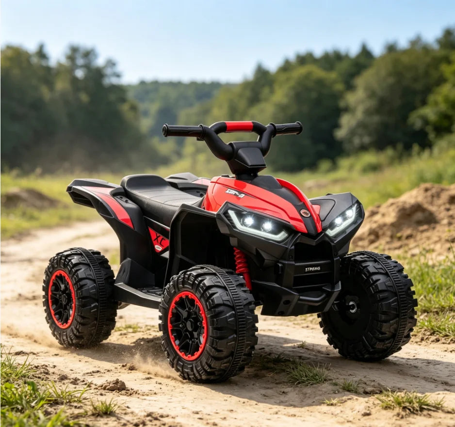Kinder Elektroauto 12V Offroad – 2x35W, LED, Musik & Allradfederung (3–5 Jahre)