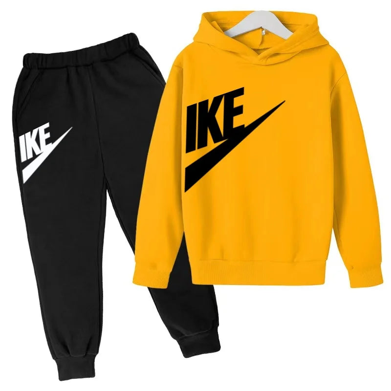 Kinder Freizeitanzug mit Hoodie & Hose – Sportliches 2-teiliges Set für Jungen & Mädchen