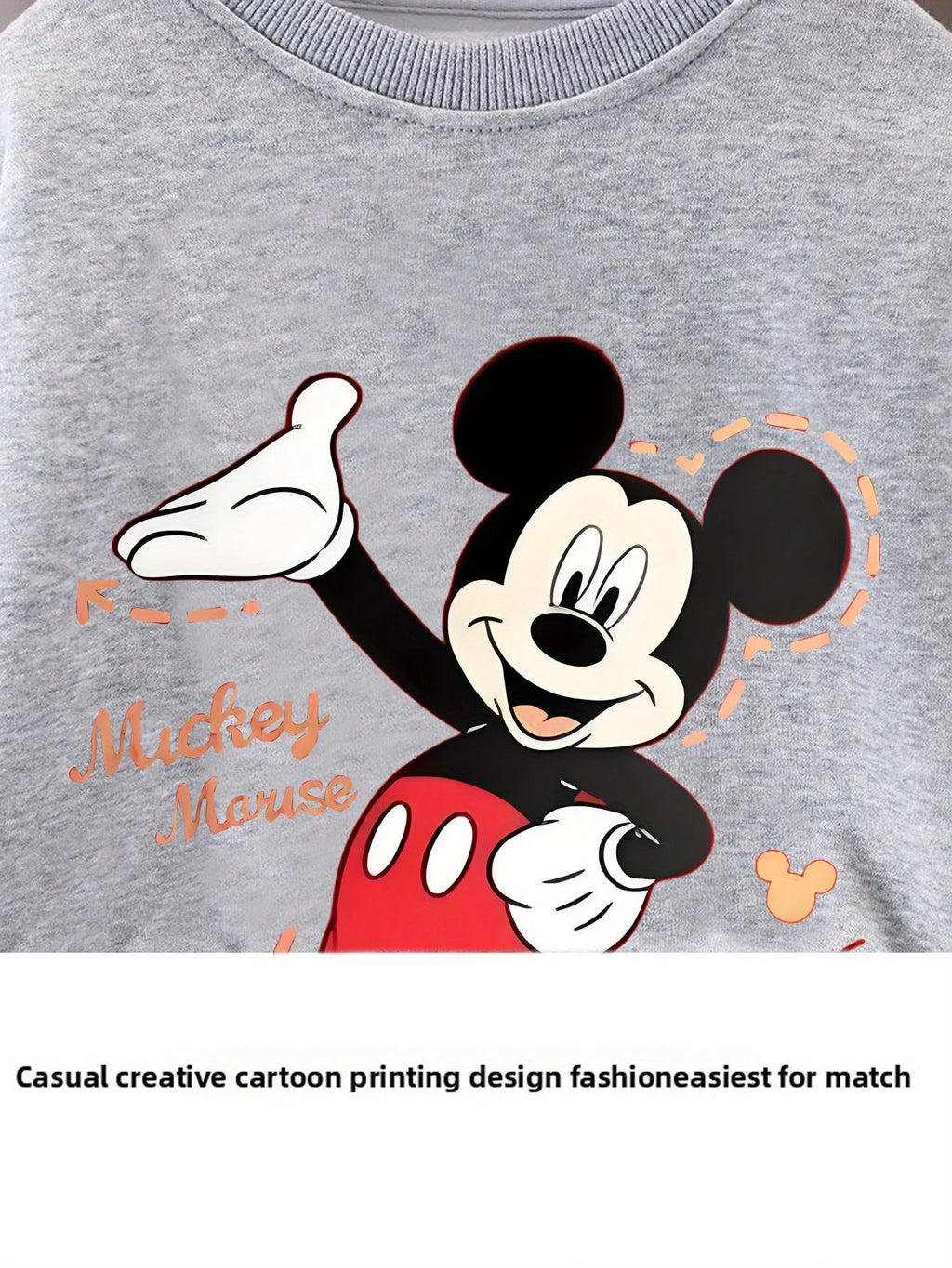 Kinder Sweatshirt-Set mit Cartoon-Print – Pullover & Hose für Jungen (4–6 Jahre)