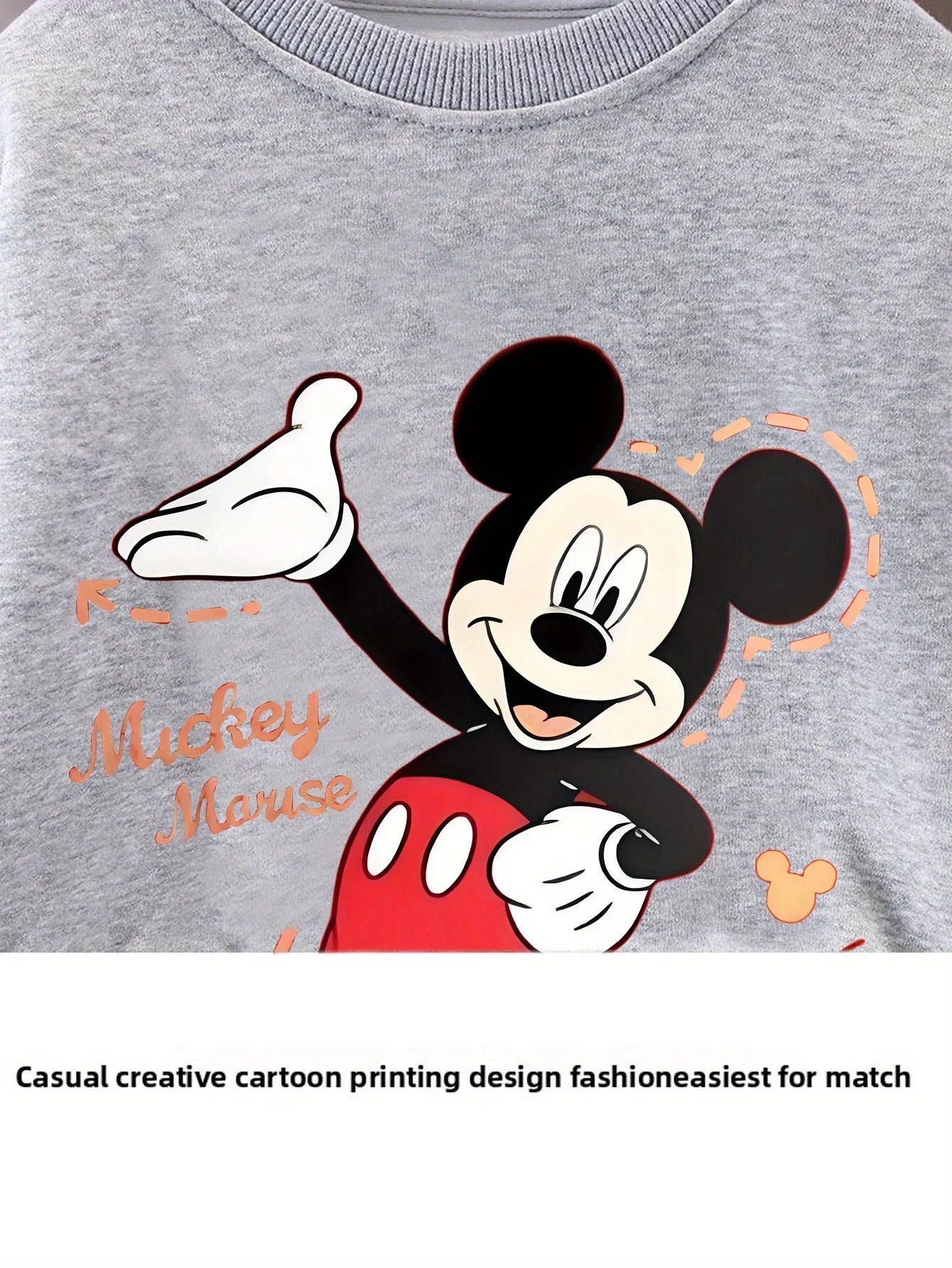 Kinder Sweatshirt-Set mit Cartoon-Print – Pullover & Hose für Jungen (4–6 Jahre)