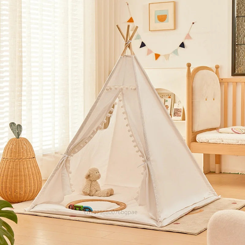 Kinder Tipi-Spielzelt – gemütliches Spielhaus 1,3 m / 1,6 m