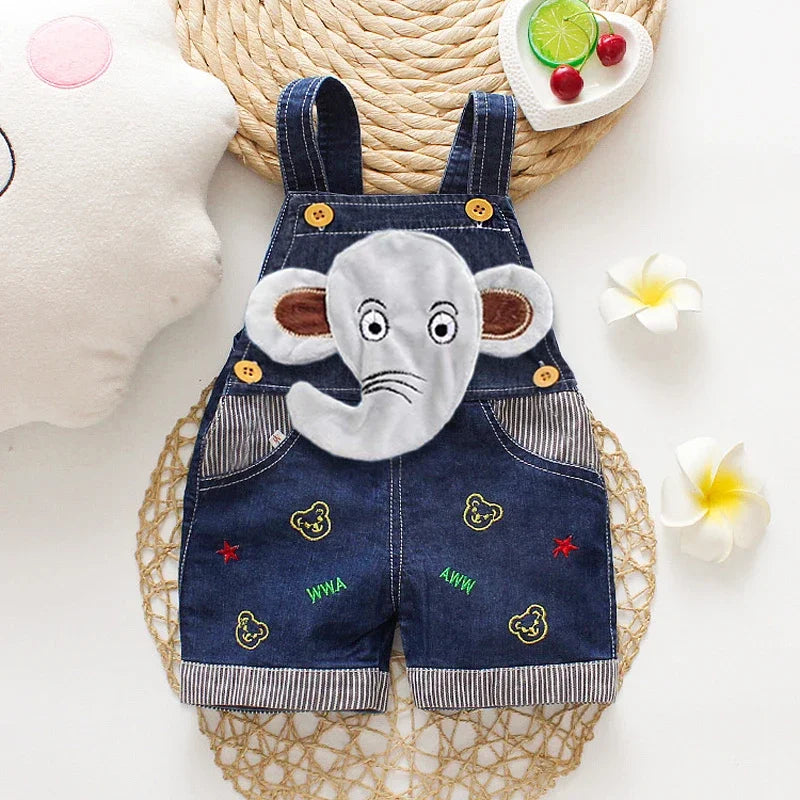 Süße Kinder Latzhose aus Denim – Bequemer Jeans-Overall für Kleinkinder