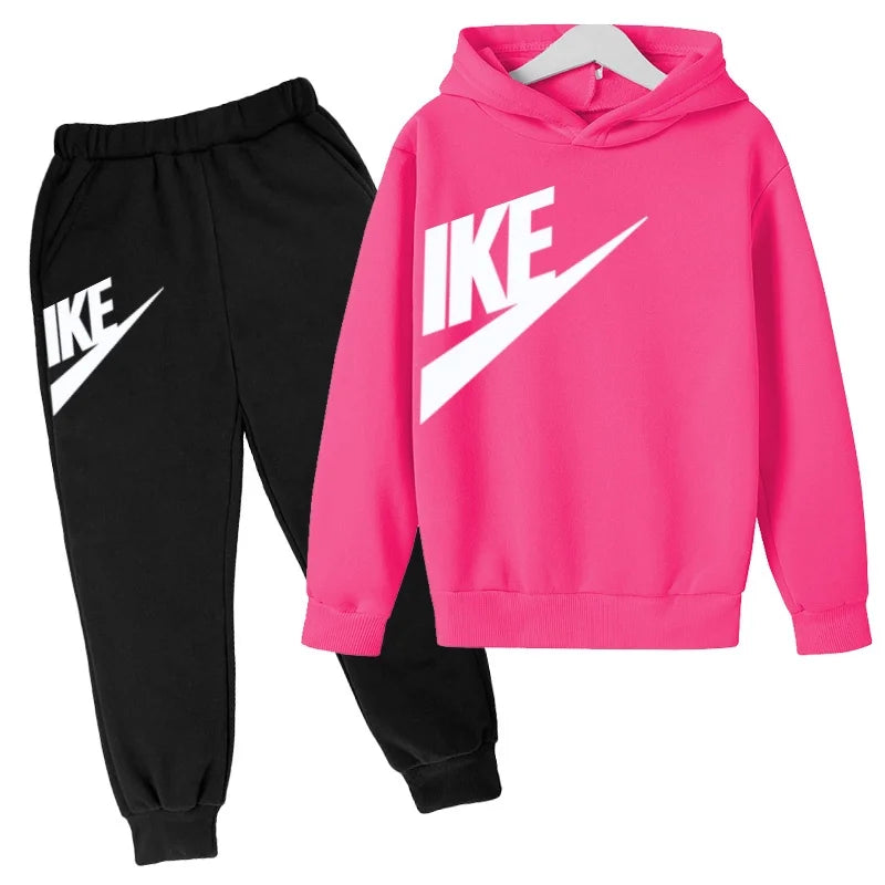 Kinder Freizeitanzug mit Hoodie & Hose – Sportliches 2-teiliges Set für Jungen & Mädchen