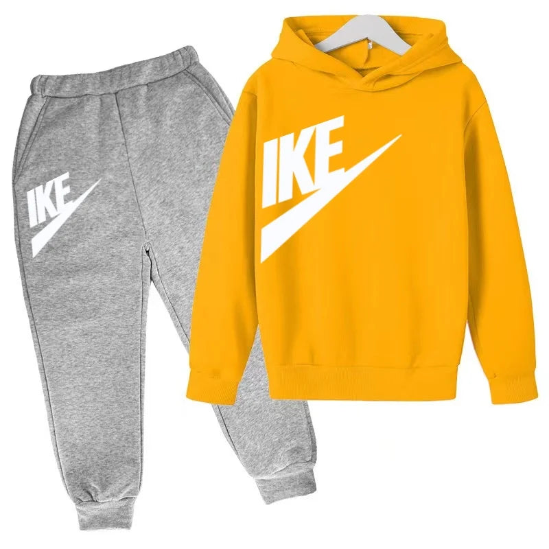 Kinder Freizeitanzug mit Hoodie & Hose – Sportliches 2-teiliges Set für Jungen & Mädchen