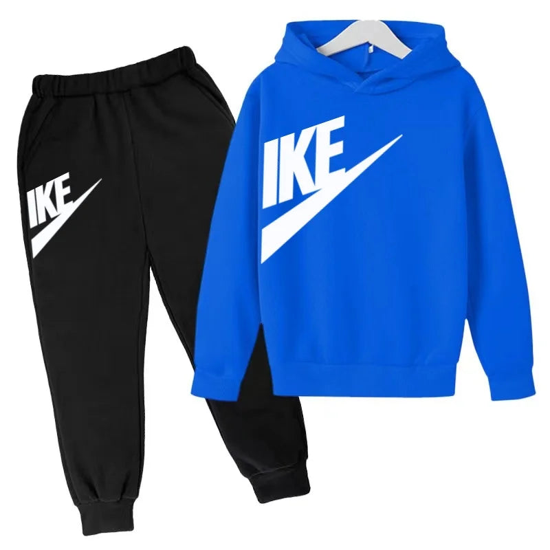 Kinder Freizeitanzug mit Hoodie & Hose – Sportliches 2-teiliges Set für Jungen & Mädchen