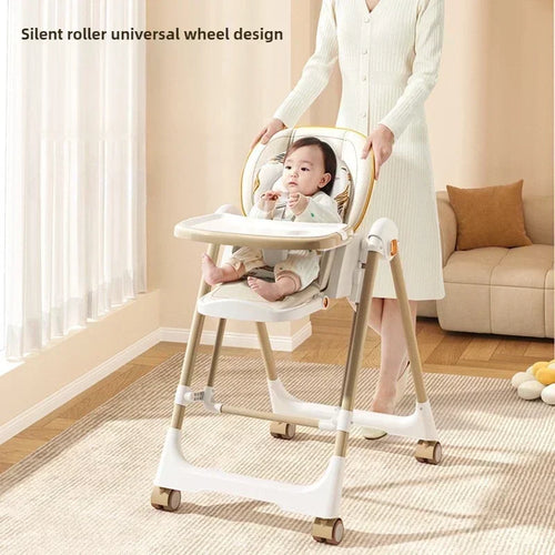 2-in-1 Baby-Hochstuhl & Schaukel – Verstellbarer Essstuhl für Babys