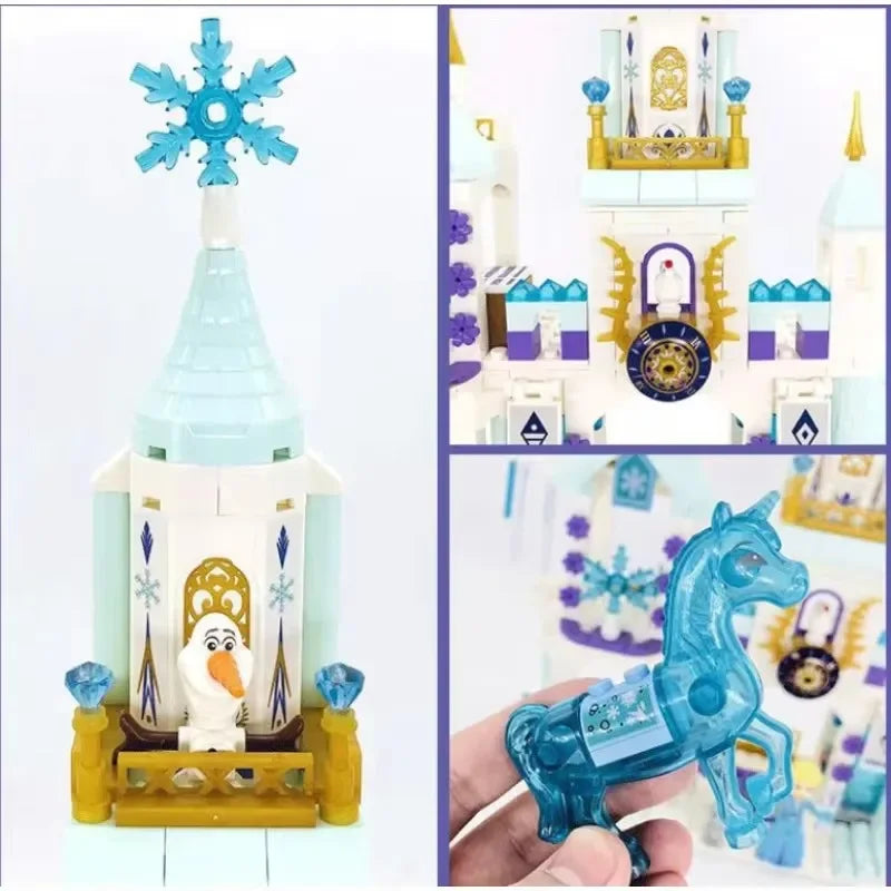 Disney Frozen Prinzessinnen-Schloss Bausteine – DIY Spielset für Kinder
