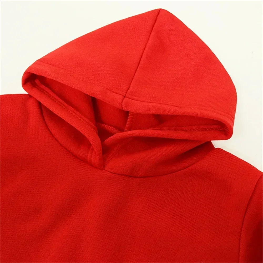 Kinder Fleece-Set mit Kapuze | Unisex Pullover & Hose | 7–13 Jahre | Ganzjährig