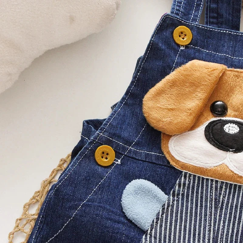 Süße Kinder Latzhose aus Denim – Bequemer Jeans-Overall für Kleinkinder