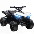6V Elektro-Quad für Kinder mit Musik & LED-Licht – Weiß