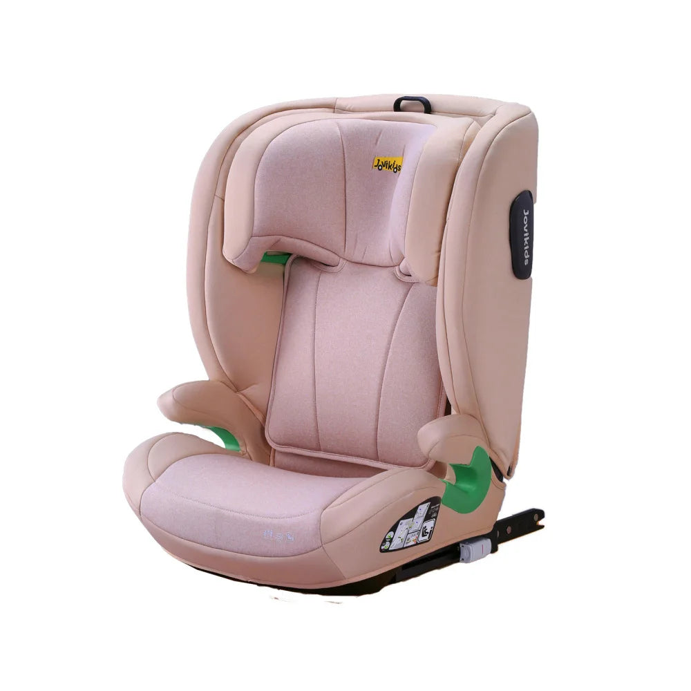 Kindersitz I-Size R129 mit ISOFIX in Schwarz – Verstellbar, Seitenaufprallschutz (100–150 cm, 15–36 kg)